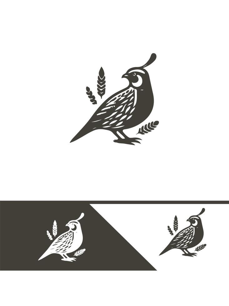 Quail Spring logo vector