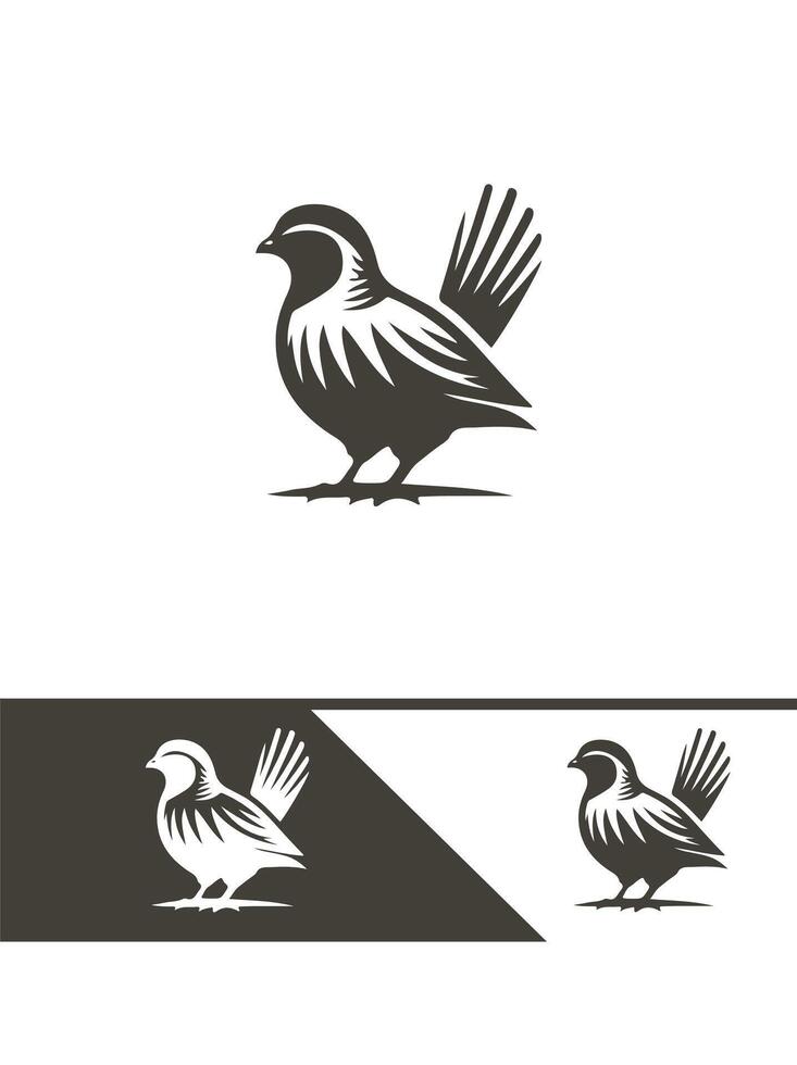 Quail Rush logo vector