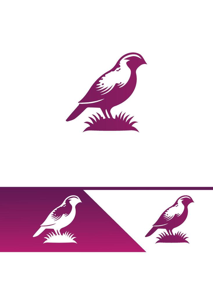 Quail Pathway Quail logo vector