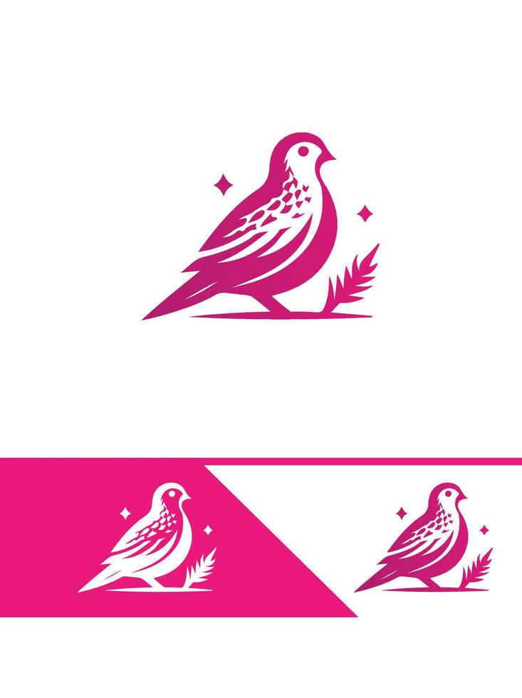Quail Paradise logo vector