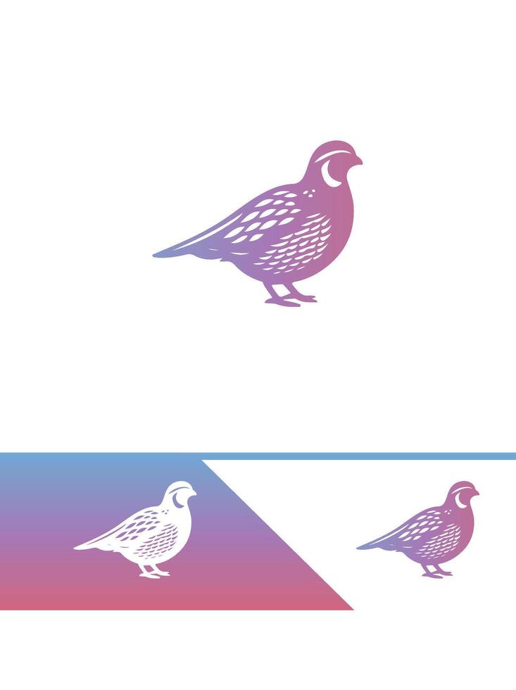 The Quail Trail logo vector