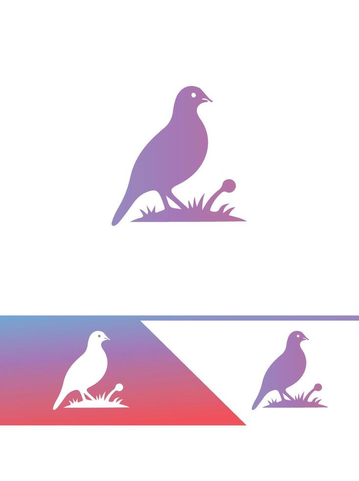 unique Quail Wings vector