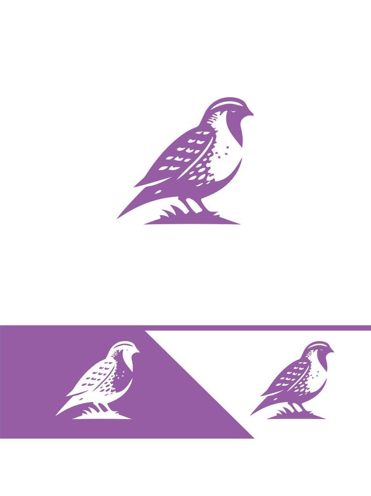 The Quail Tail logo vector