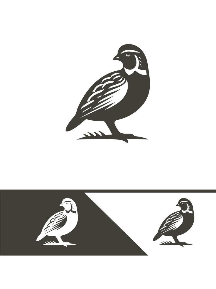 The Quail Den logo vector