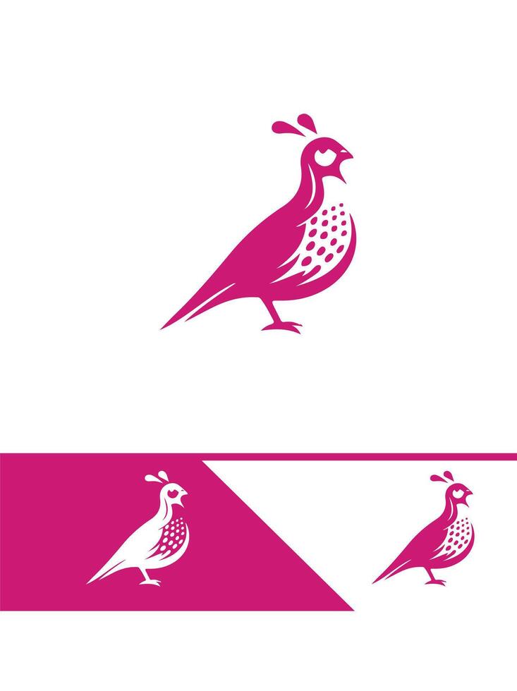 Wildfeather Quail Quail logo vector