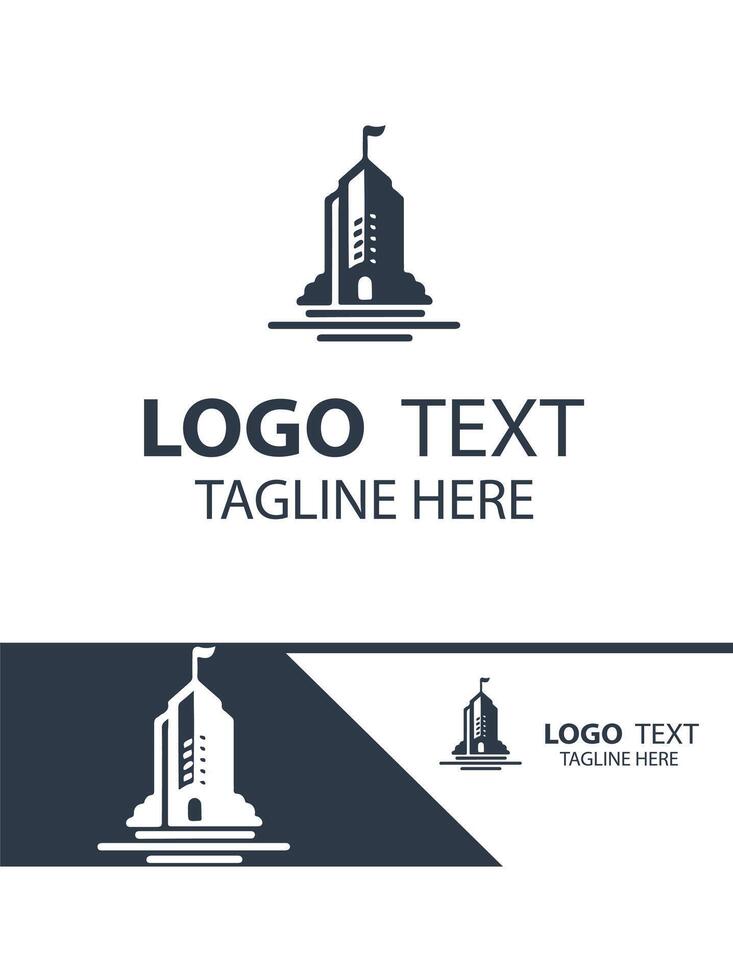 The Sky view Tower Logo vector