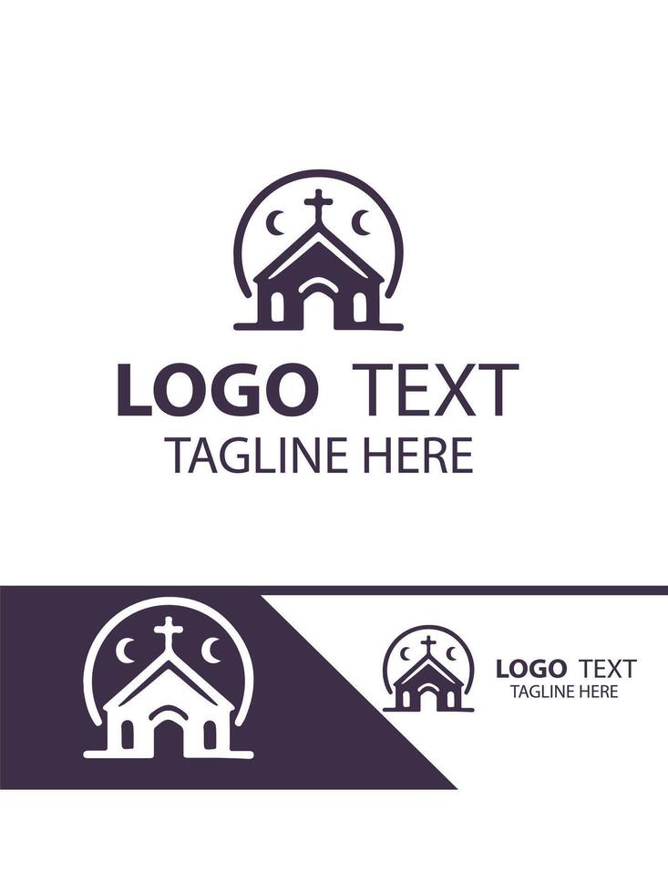 House of Praise Ministries church logo vector