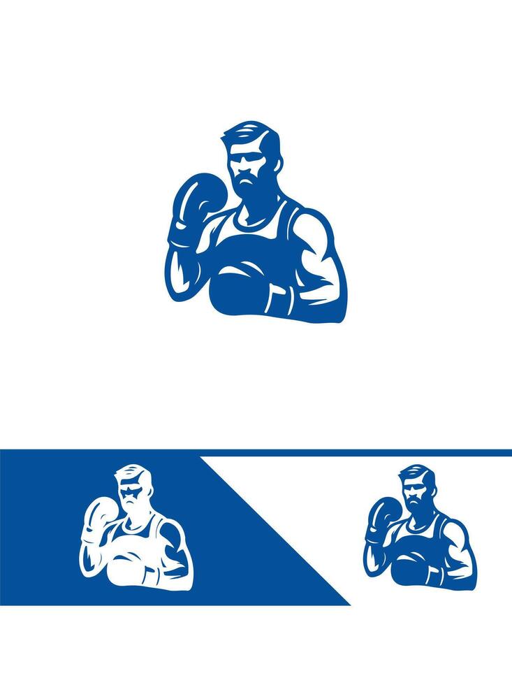 Ultimate Fight Team Boxing Logo vector