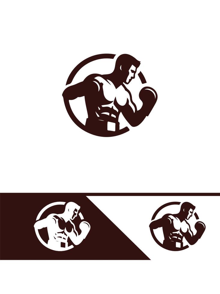 The Punch Academy Boxing Logo vector