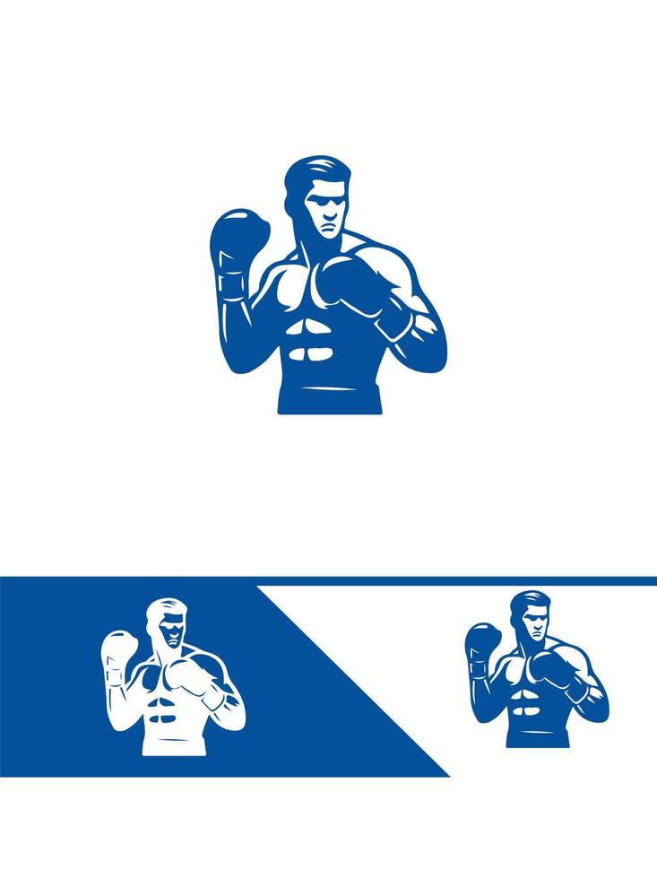 Heavy weight Heroes Boxing Logo vector