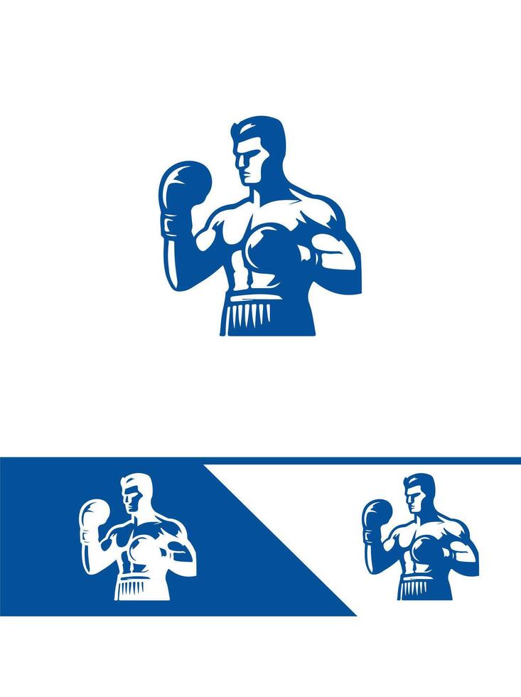 True Knockout Boxing Logo vector