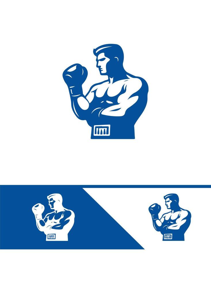 Hit Hard Boxing Logo vector