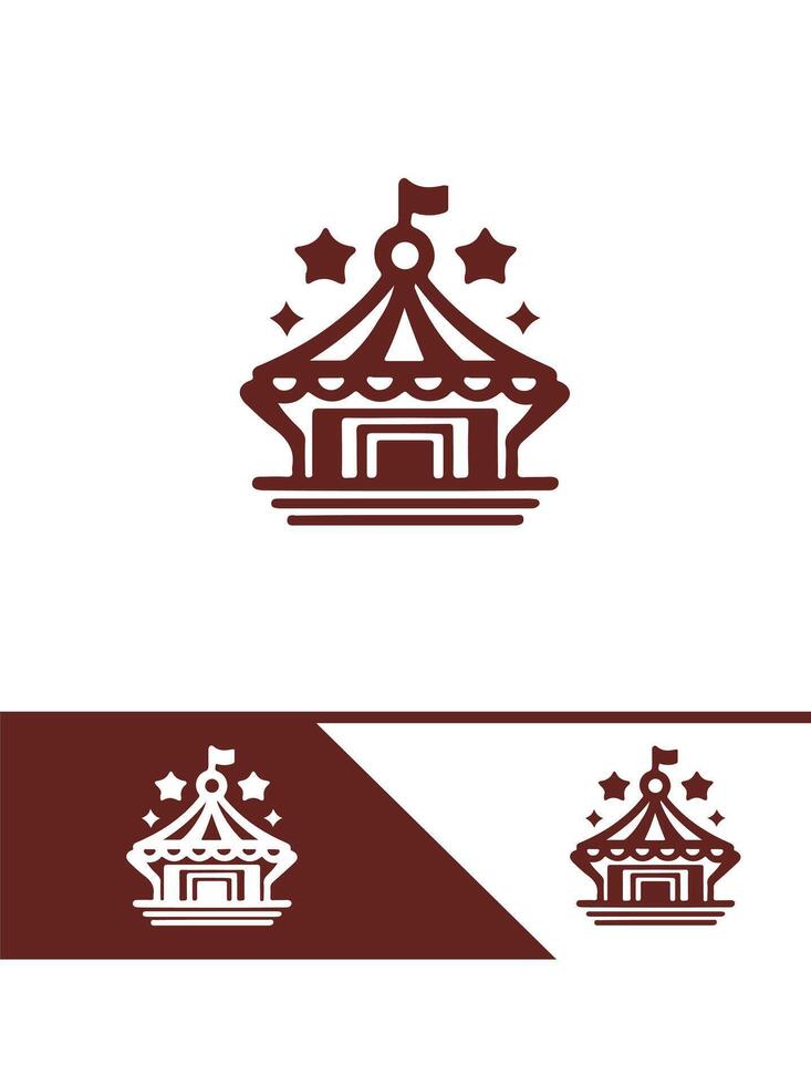 Ring of Inferno Funfire Circus logo vector