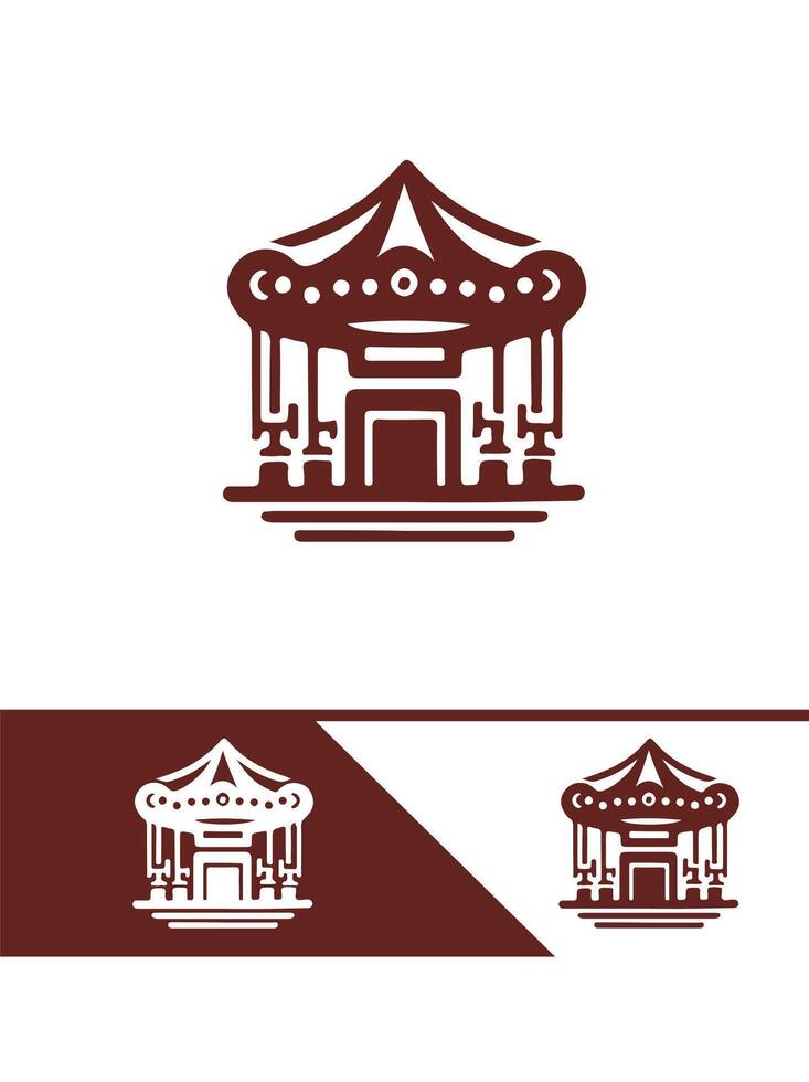 Wild Blaze Spectacle Funfire Circus logo vector
