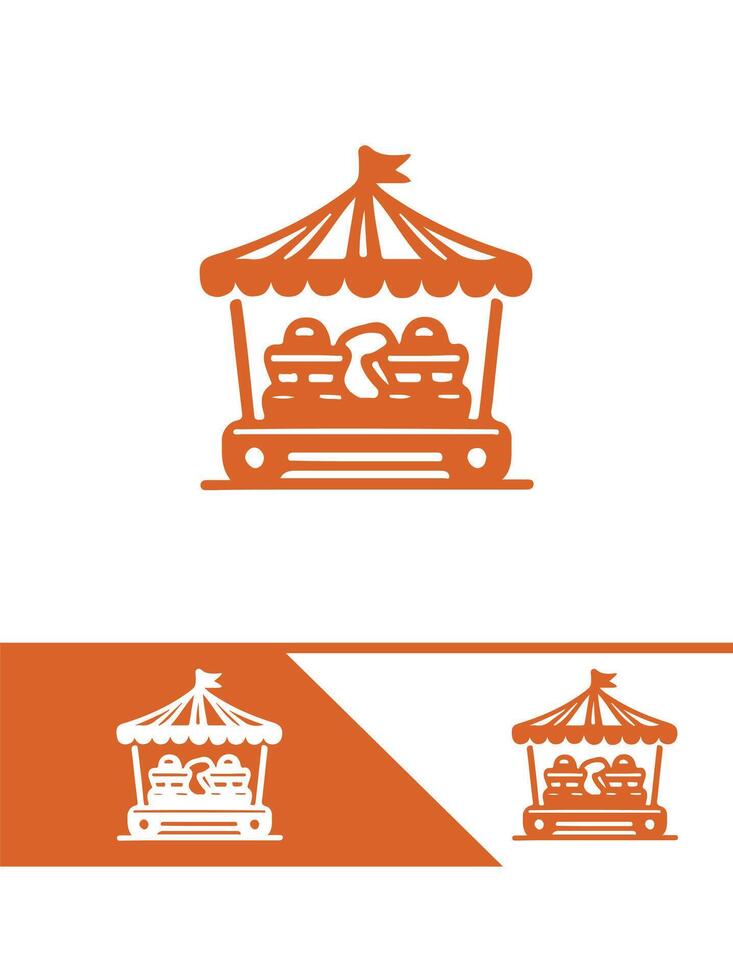 Wild Spark Circus Funfire Circus logo vector