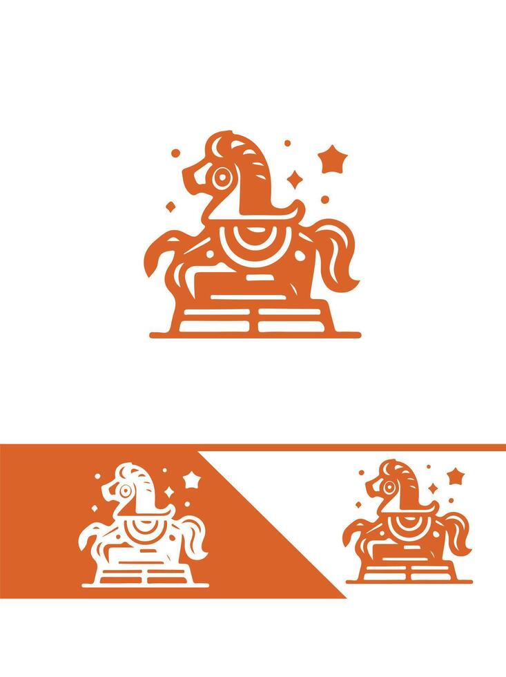 Blazing Fun Carnival Funfire Circus logo vector