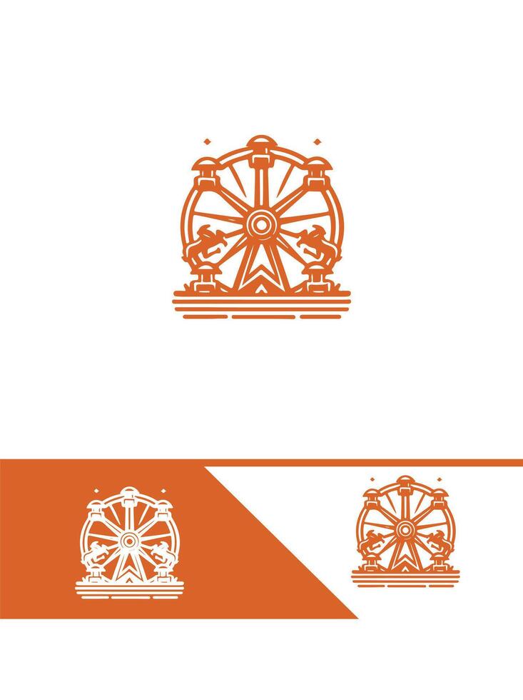 Fire Circus Delights Funfire Circus logo vector