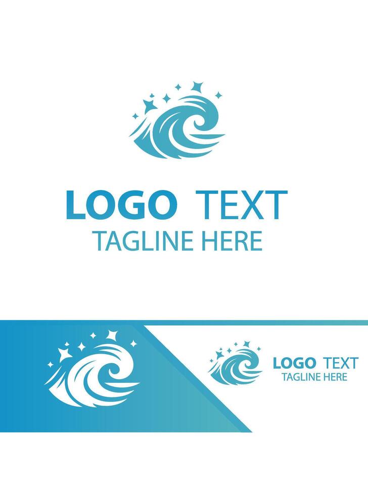 Tsunami Wave waves logo vector
