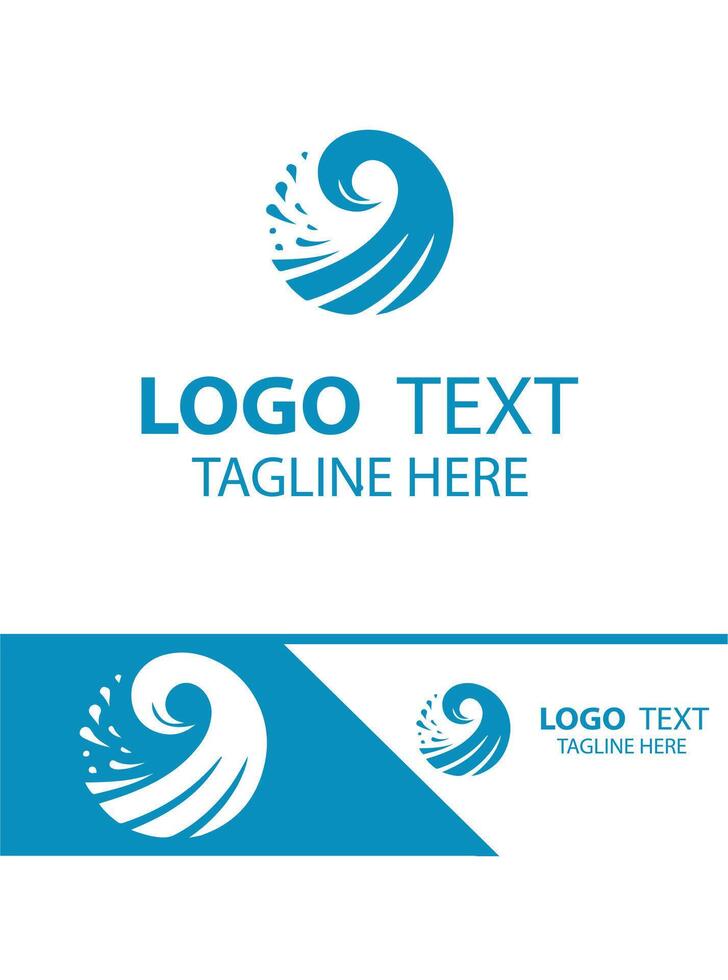 Surge Wave Logo vector