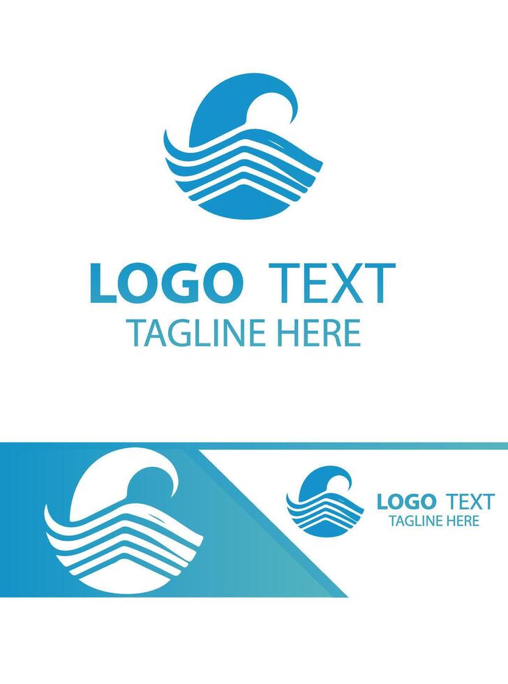 Wave Motion waves logo vector