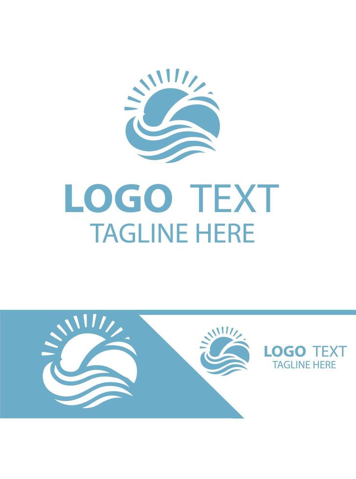 Tide Twist Waves Logo vector