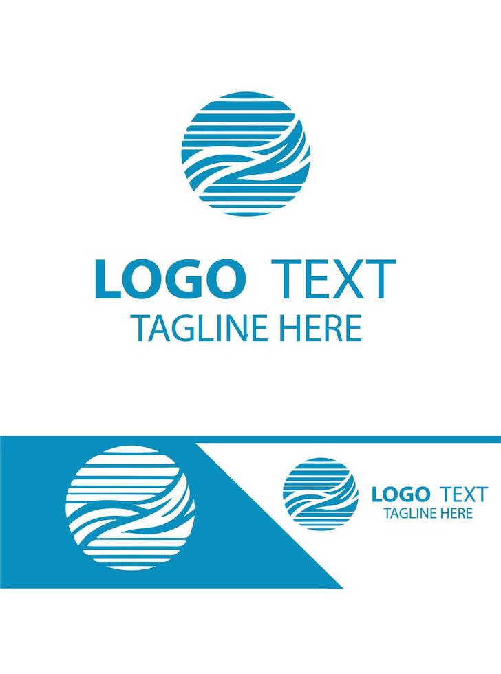 Wave Spin Logo vector