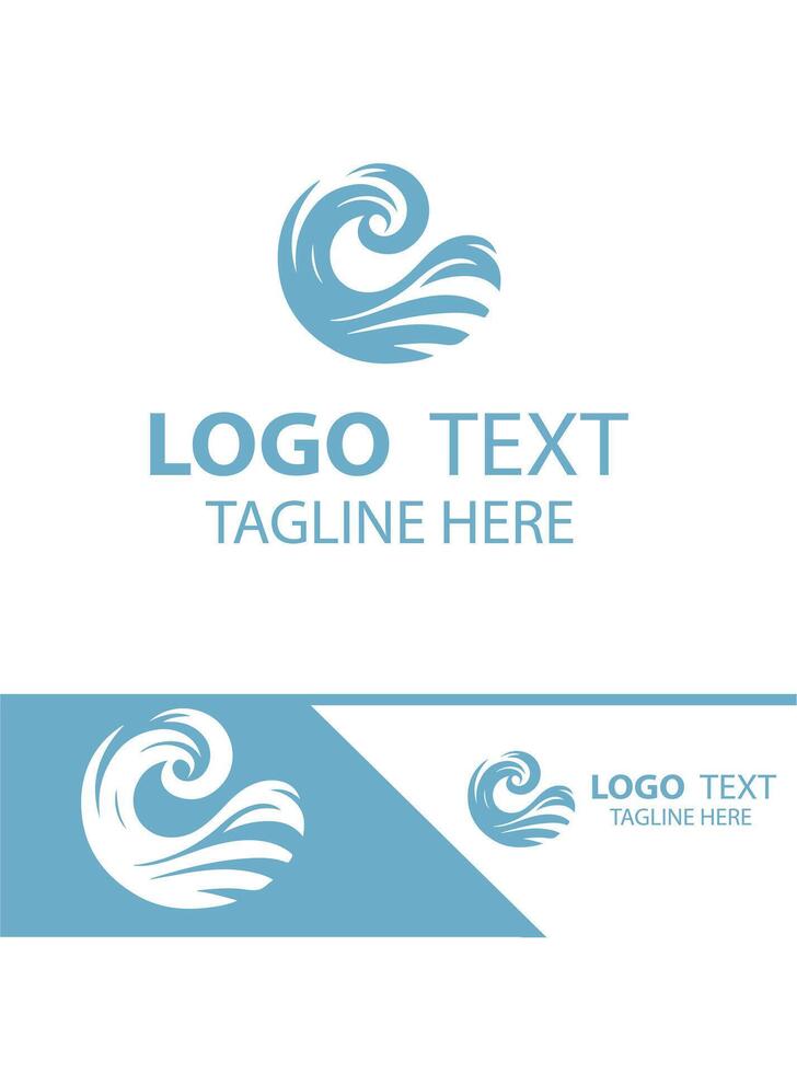 Sea Crest Waves Logo vector