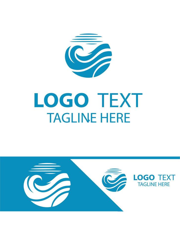 High Tide Waves Logo vector