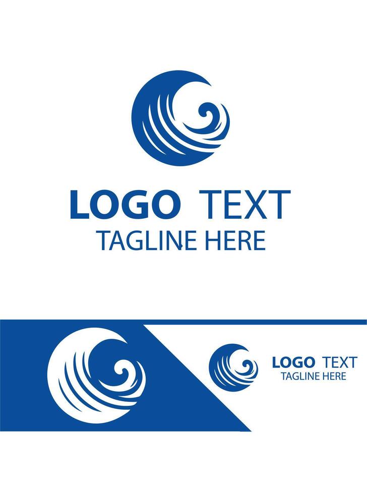 Storm Tide Waves Logo vector