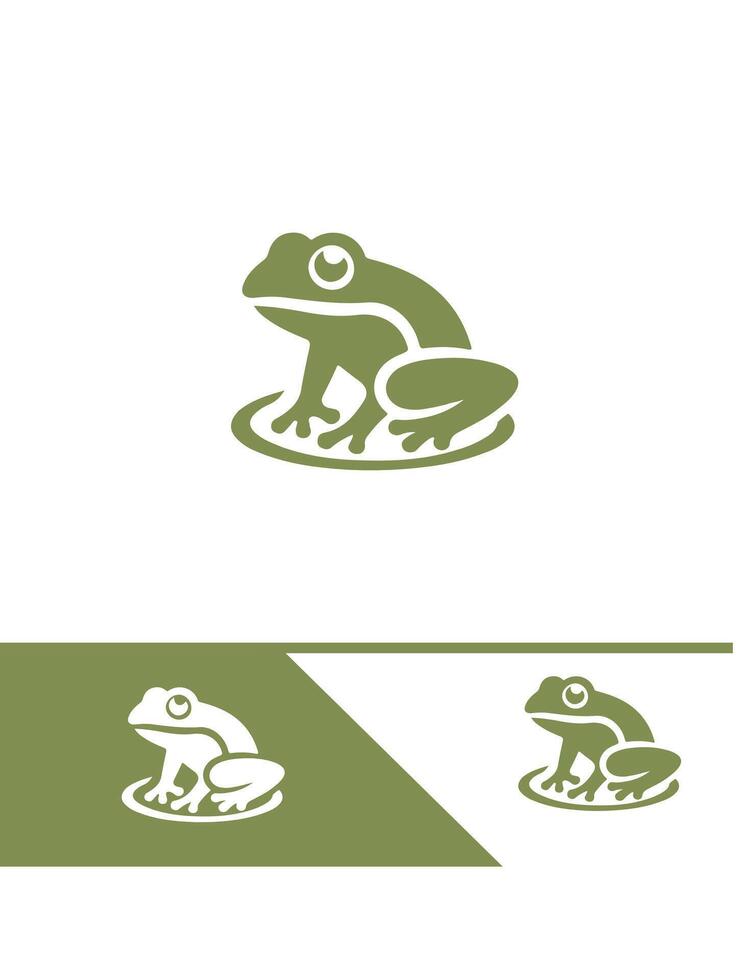 Frog Dreamers Frog logo vector