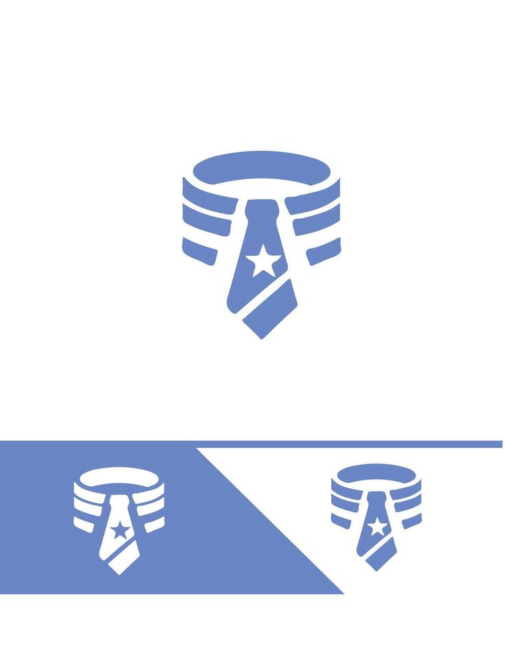 Signature Knot Tie logo vector