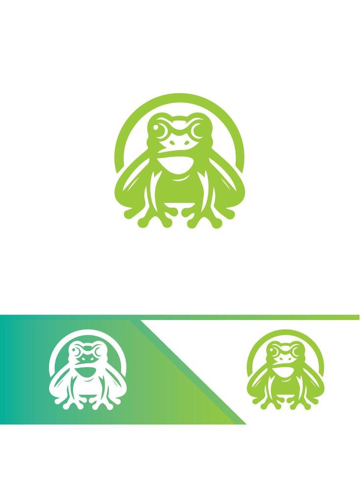 Frog Magic Frog logo vector