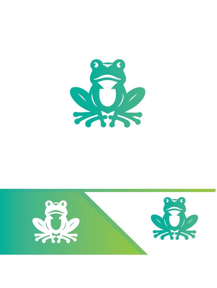 Tropical Frog Frog logo vector
