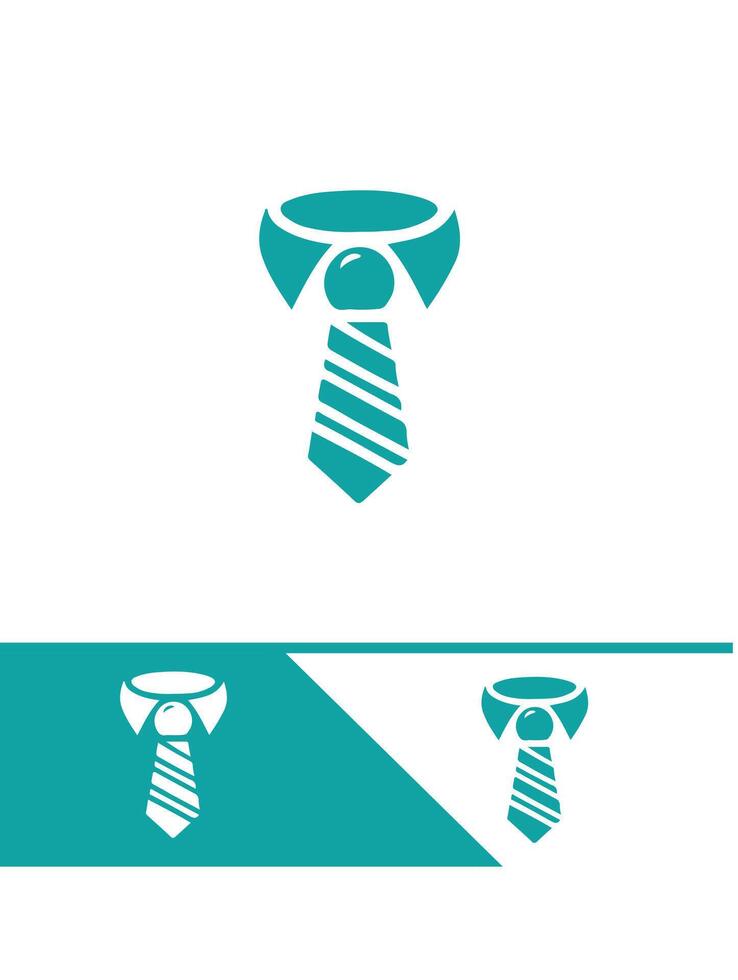 Knot Connection tie logo vector