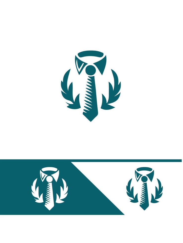 Luxe Knot tie logo vector
