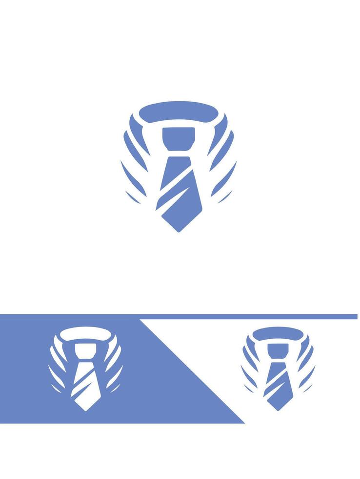 Knot Style tie logo vector