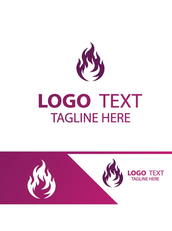 Flame Cascade flame logo vector