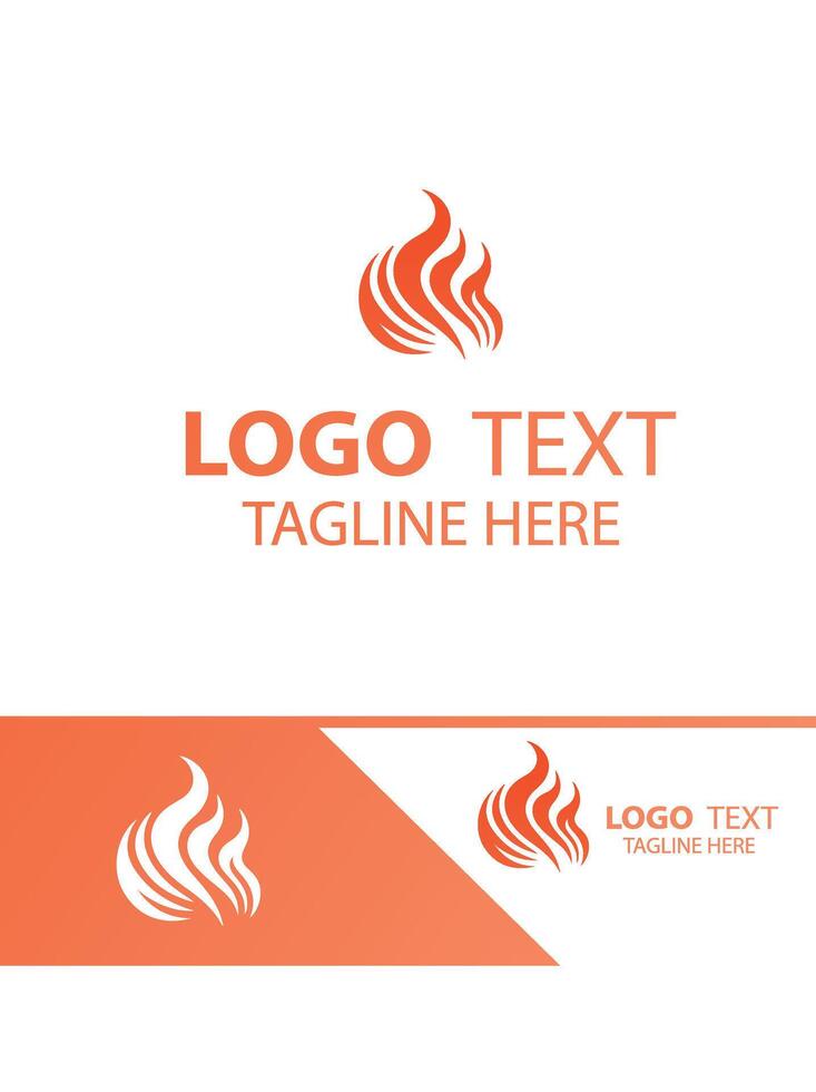Scorched Edge flame logo vector