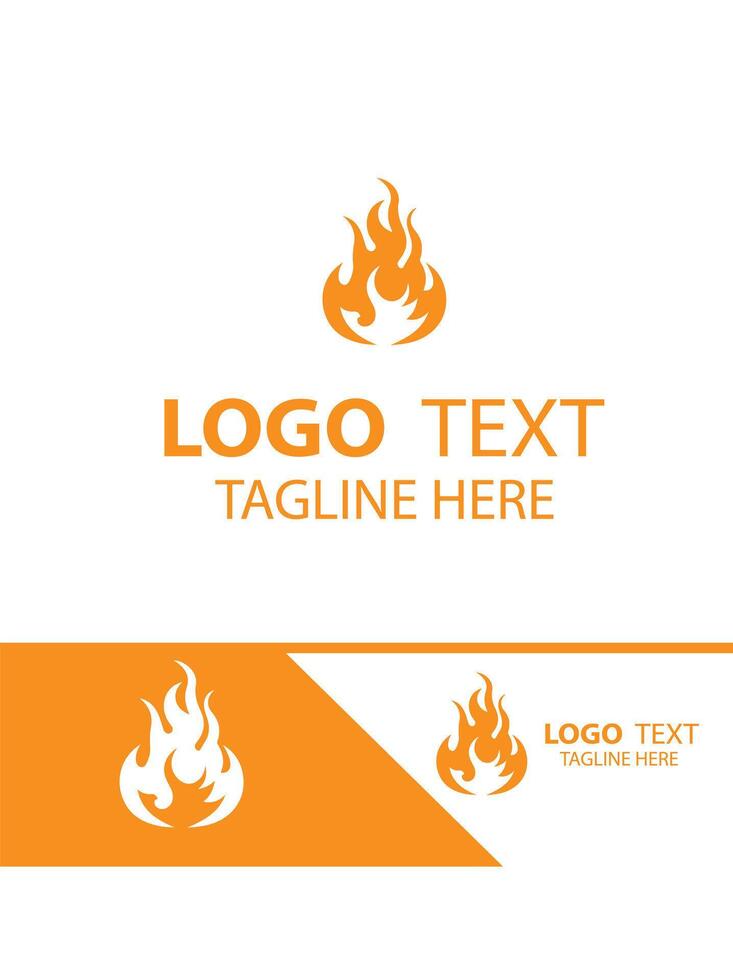 Blaze Thrill flame logo vector