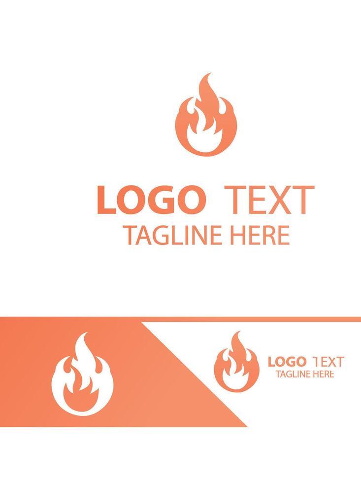 Ember Dance flame logo vector