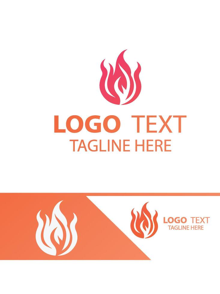 Flame Drift flame logo vector