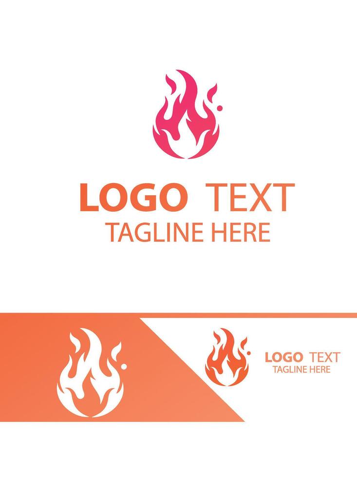 Blaze Vibe flame logo vector