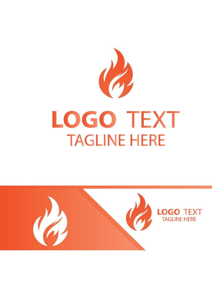 Ember Glowstone flame logo vector