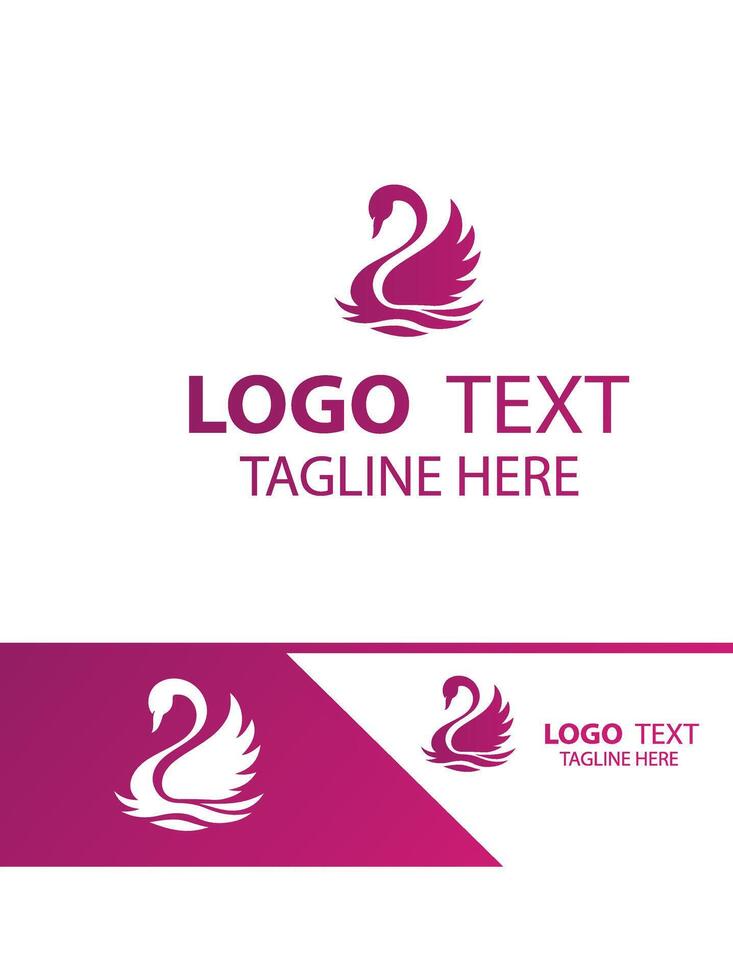Radiant Swan logo vector