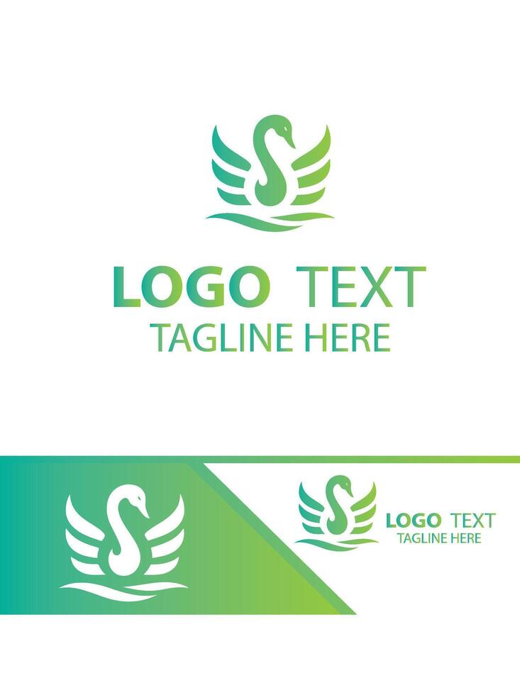 Swan Flight logo vector