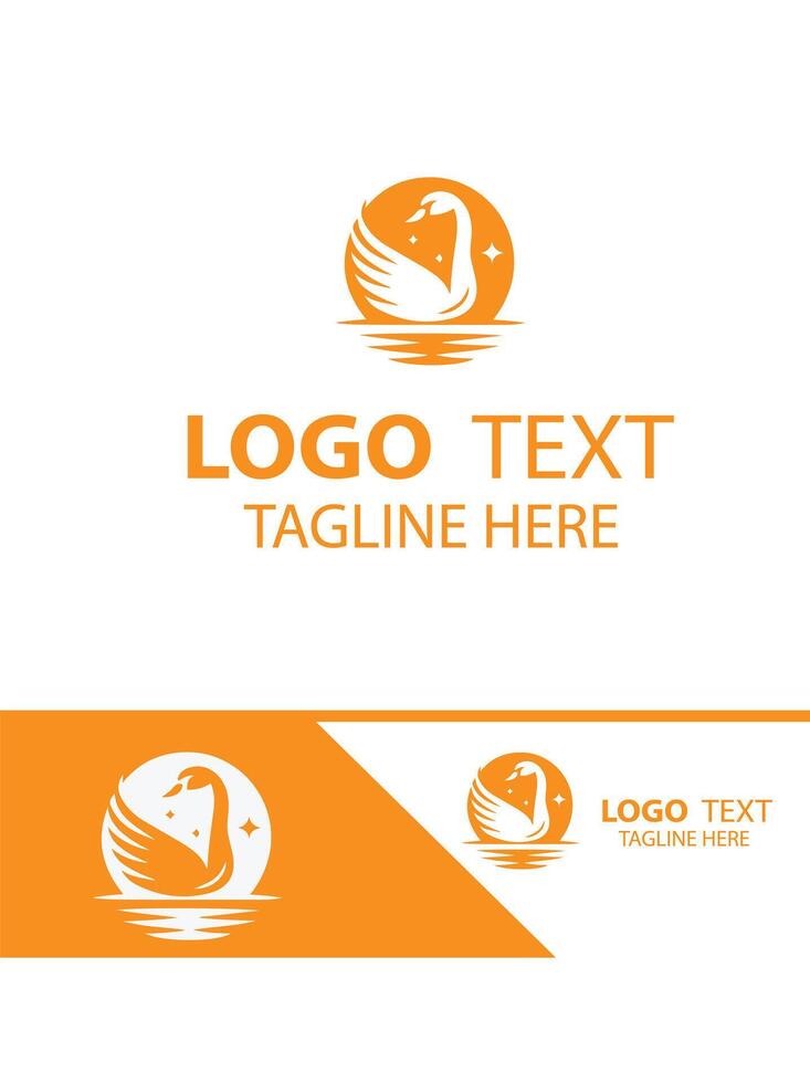 Swan Lakeside logo vector