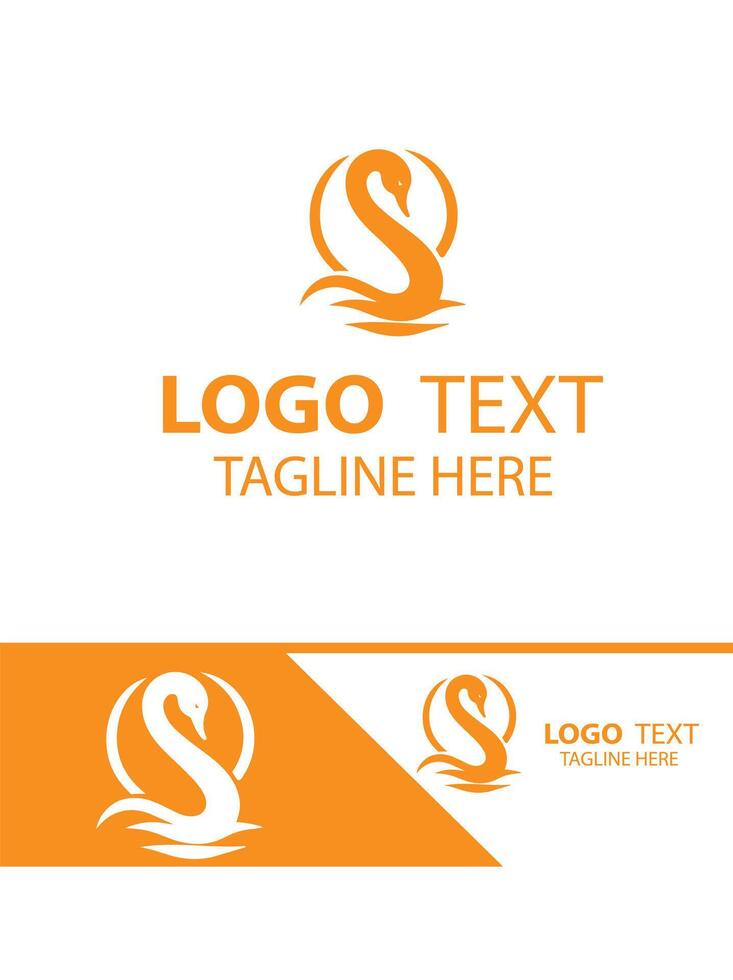 Swan Blossom logo vector