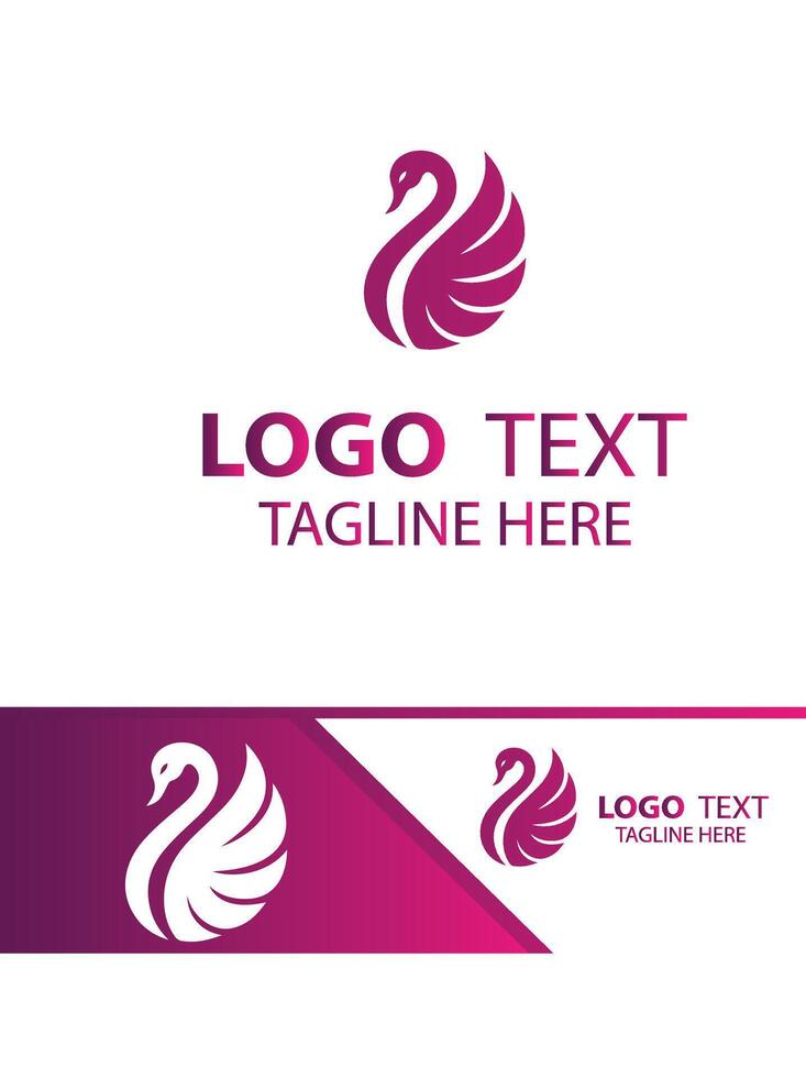 White Swan logo vector