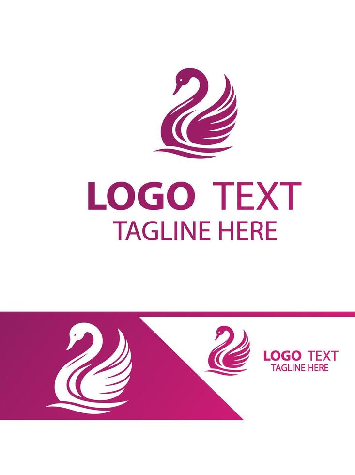 Swan Elegance logo vector