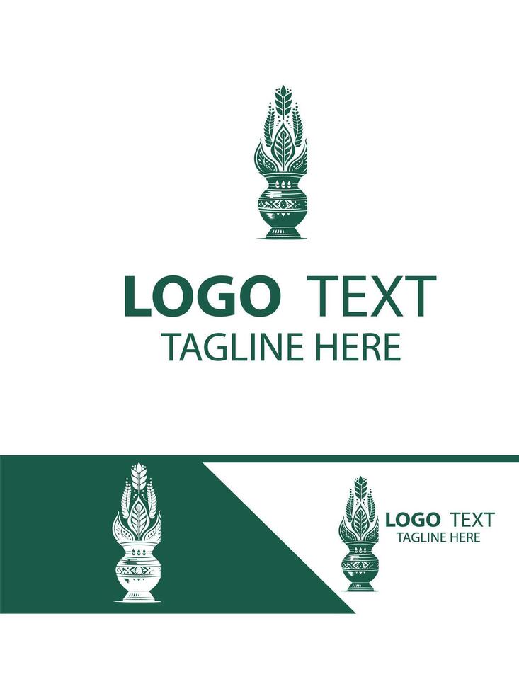 Golden Taste Pongal logo vector